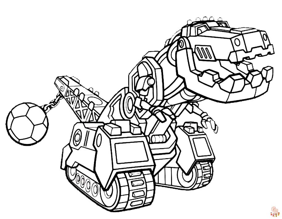 Coloriage Dinotrux