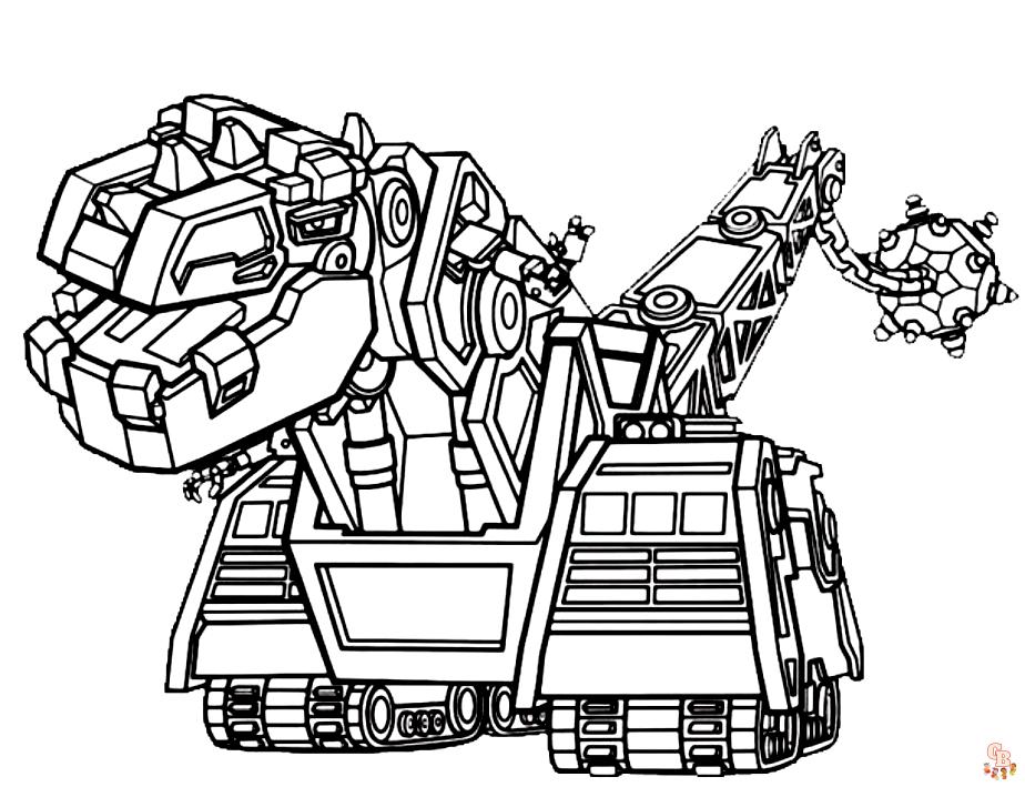 Coloriage Dinotrux