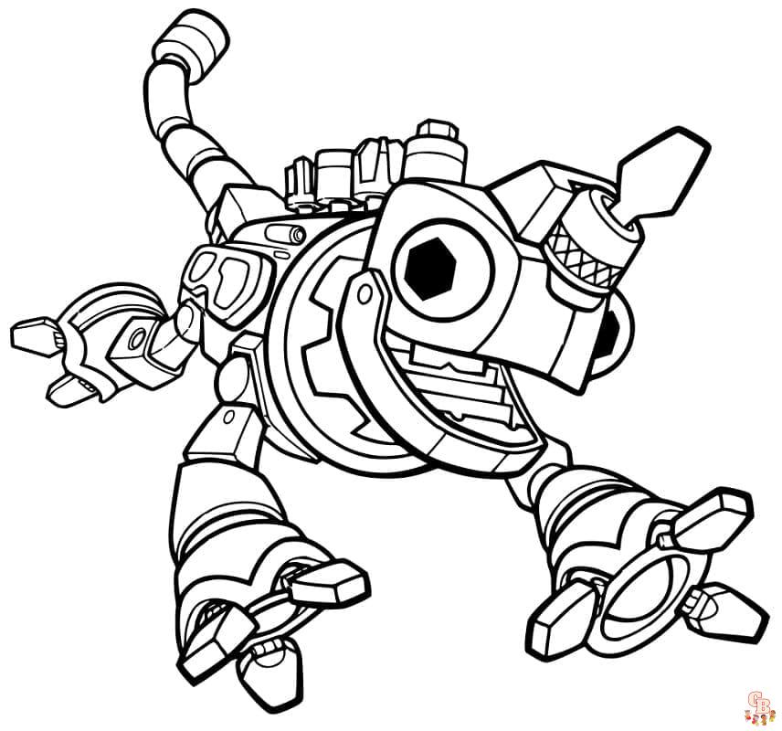 Coloriage Dinotrux