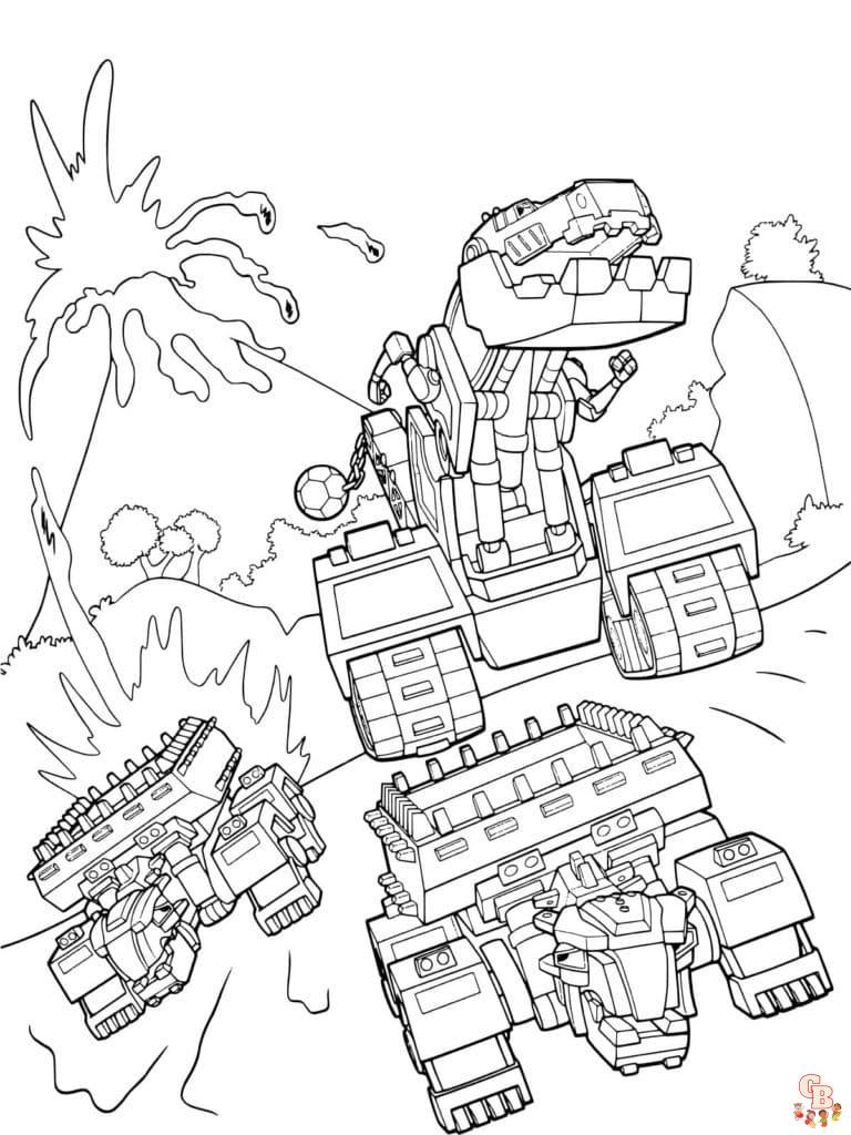 Coloriage Dinotrux