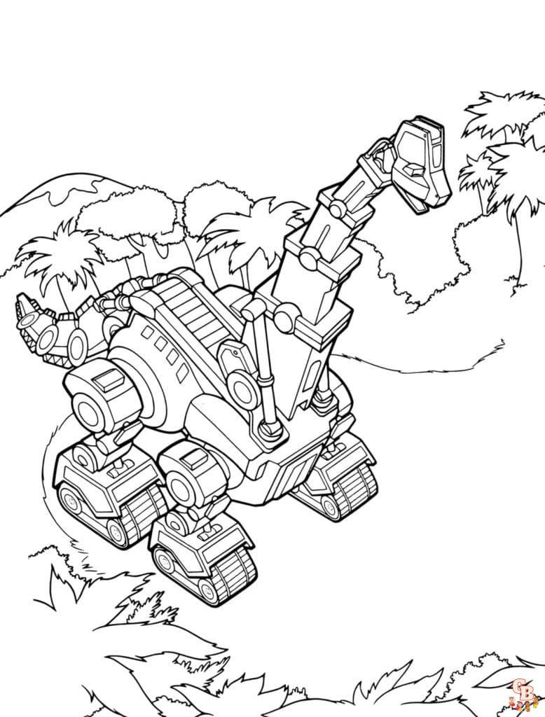 Coloriage Dinotrux