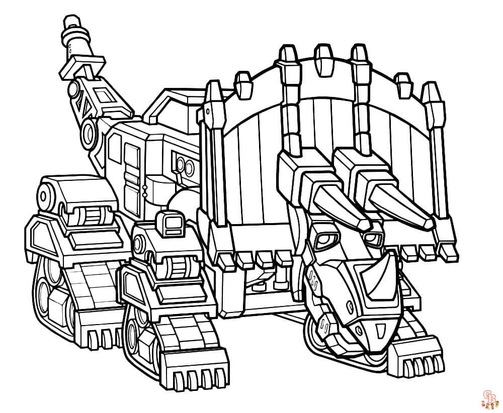 Coloriage Dinotrux