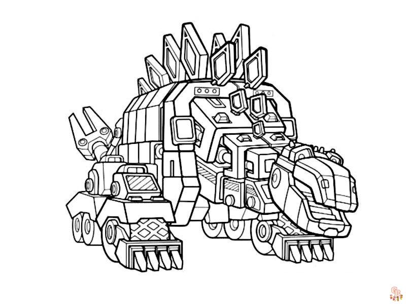 Coloriage Dinotrux