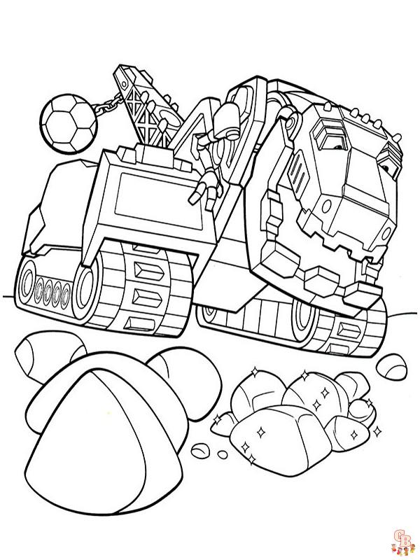 Coloriage Dinotrux