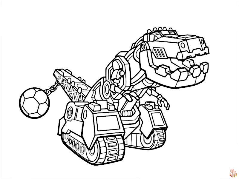 Coloriage Dinotrux