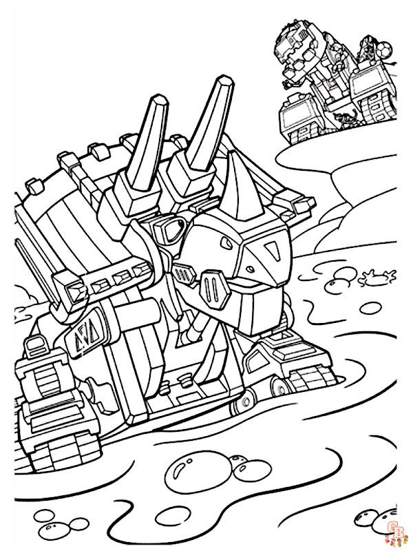 Coloriage Dinotrux