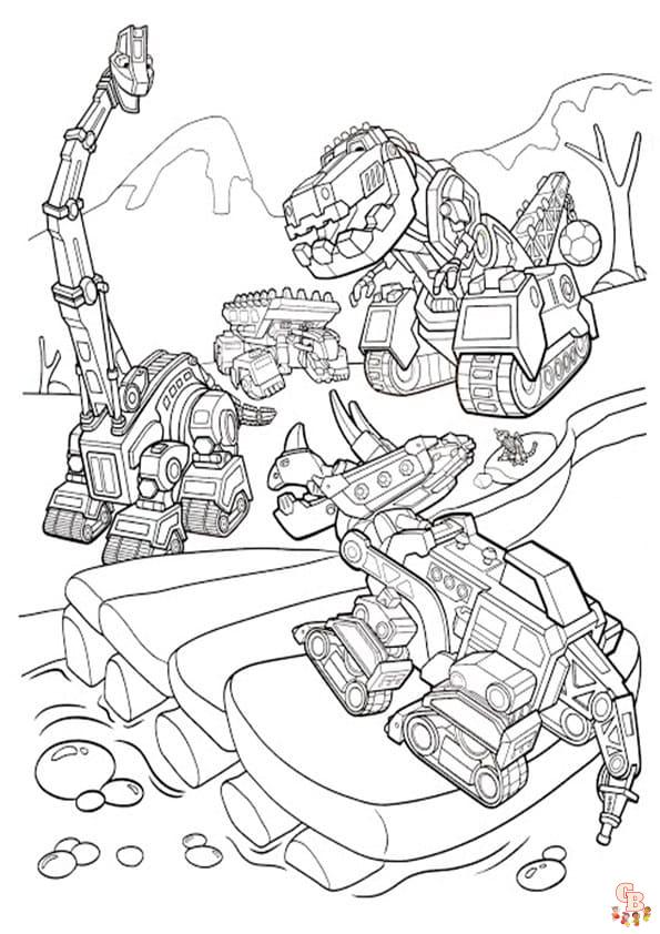 Coloriage Dinotrux