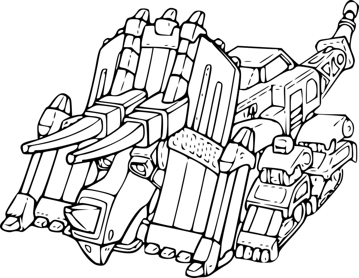 Coloriage Dinotrux