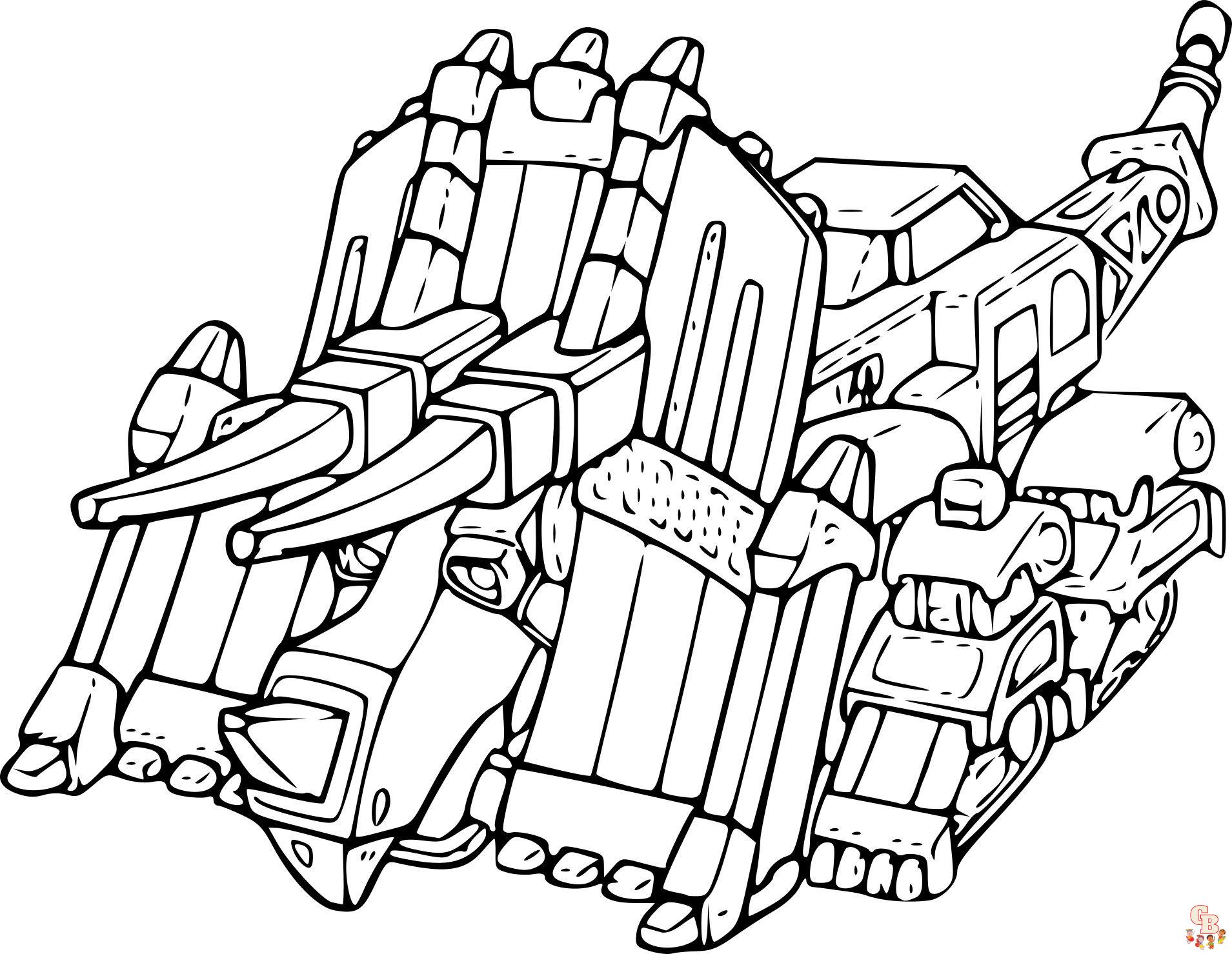 Coloriage Dinotrux