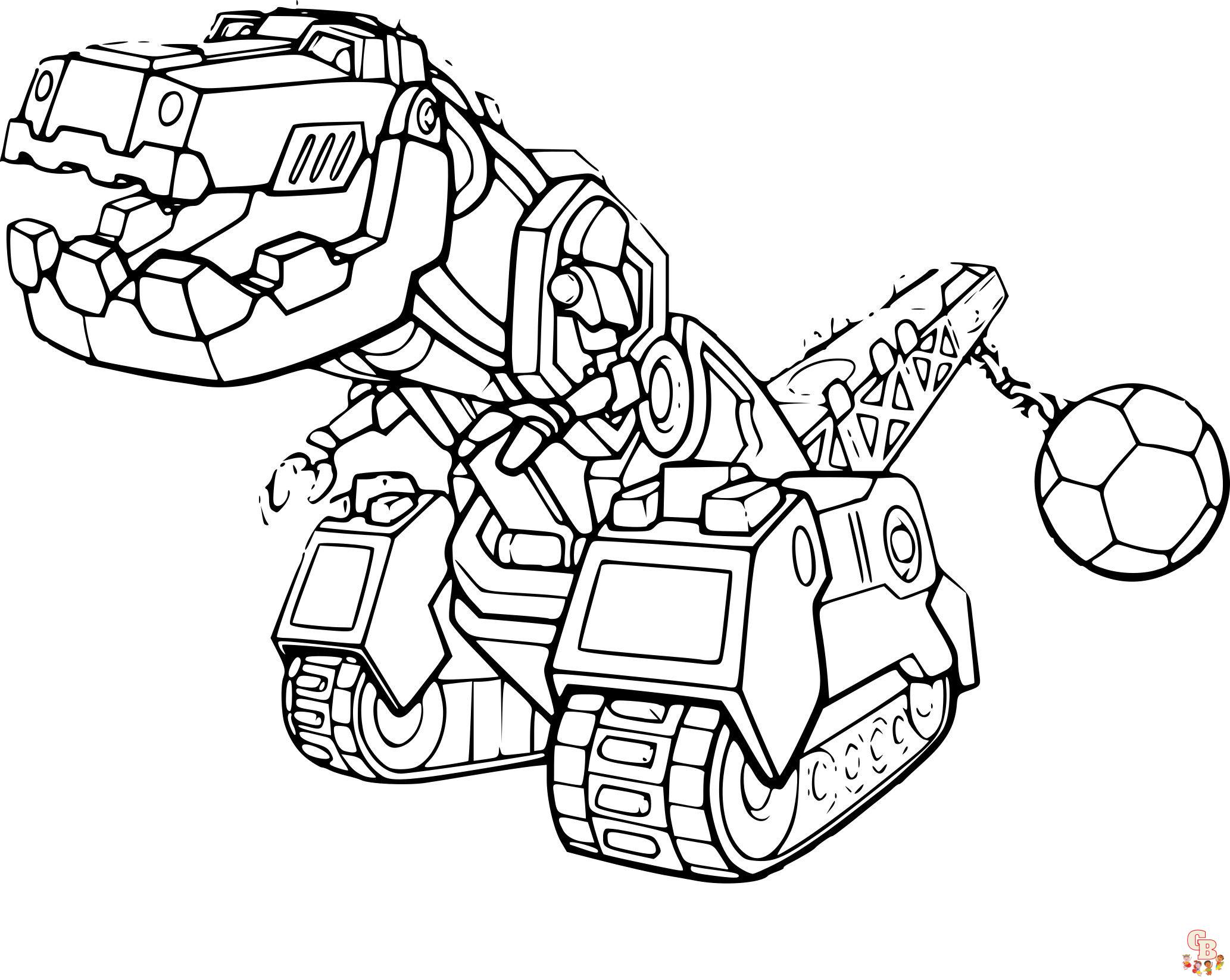 Coloriage Dinotrux