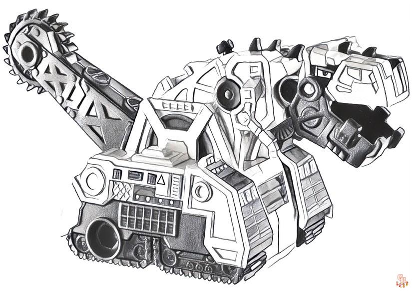 Coloriage Dinotrux