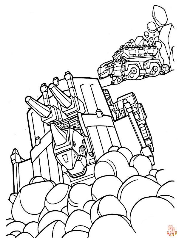 Coloriage Dinotrux