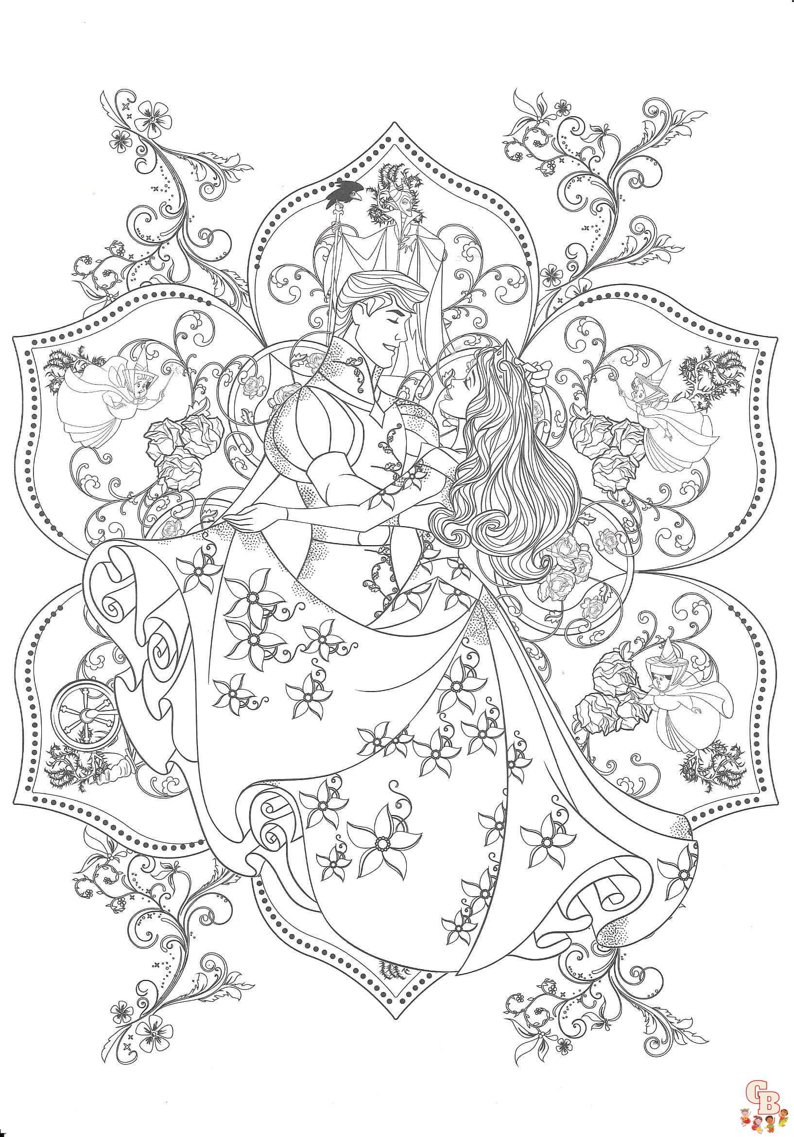 Coloriage Disney Adulte