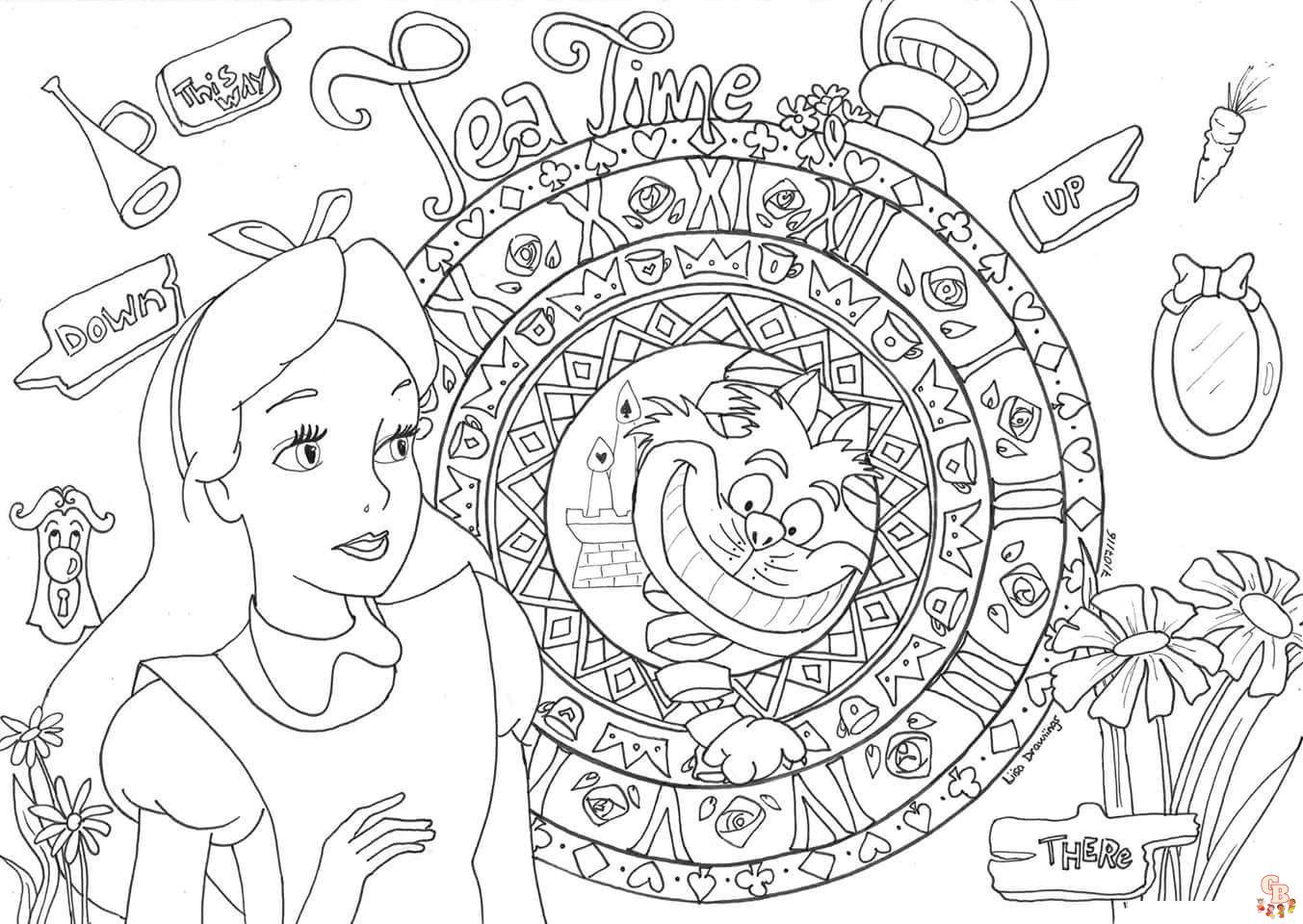 Coloriage Disney Adulte