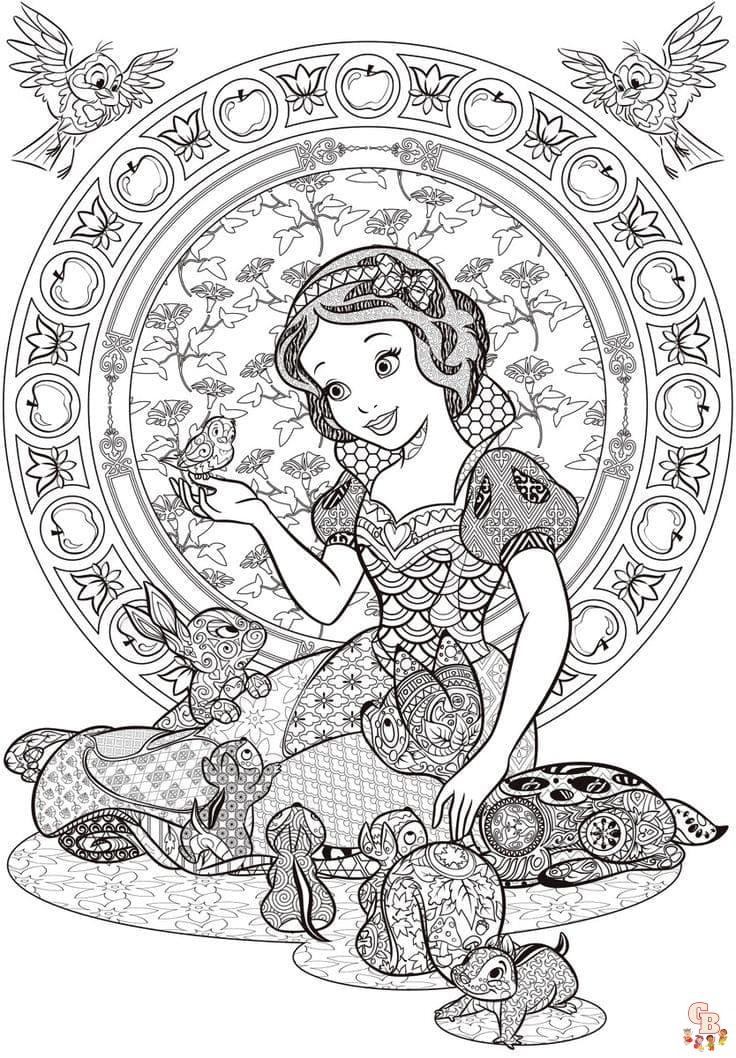 Coloriage Disney Adulte