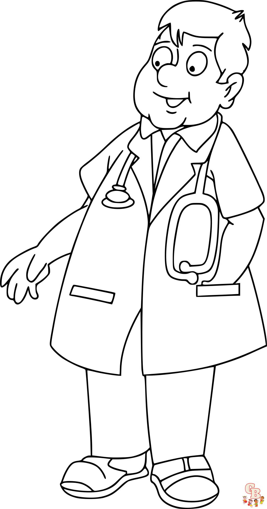 Coloriage Docteur Medecin