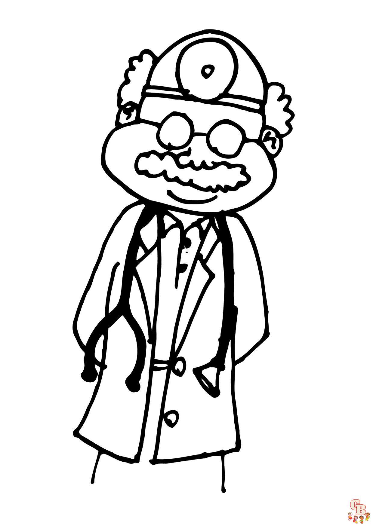 Coloriage Docteur Medecin