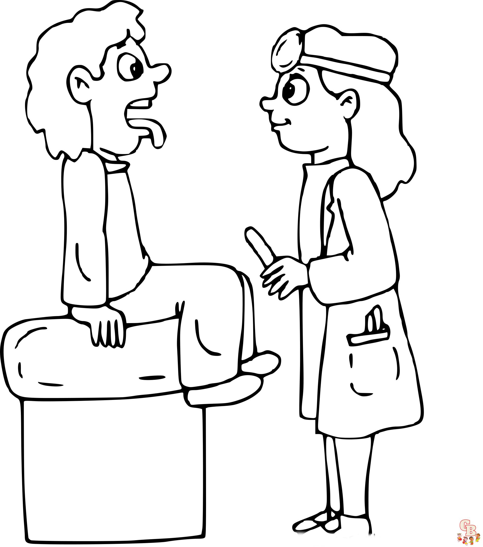 Coloriage Docteur Medecin