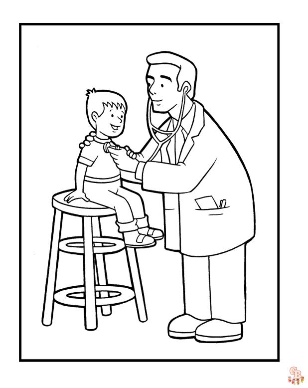 Coloriage Docteur Medecin