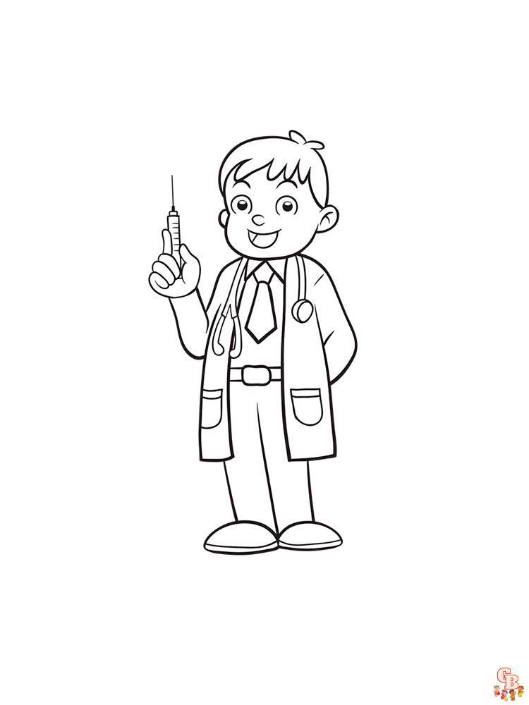 Coloriage Docteur Medecin