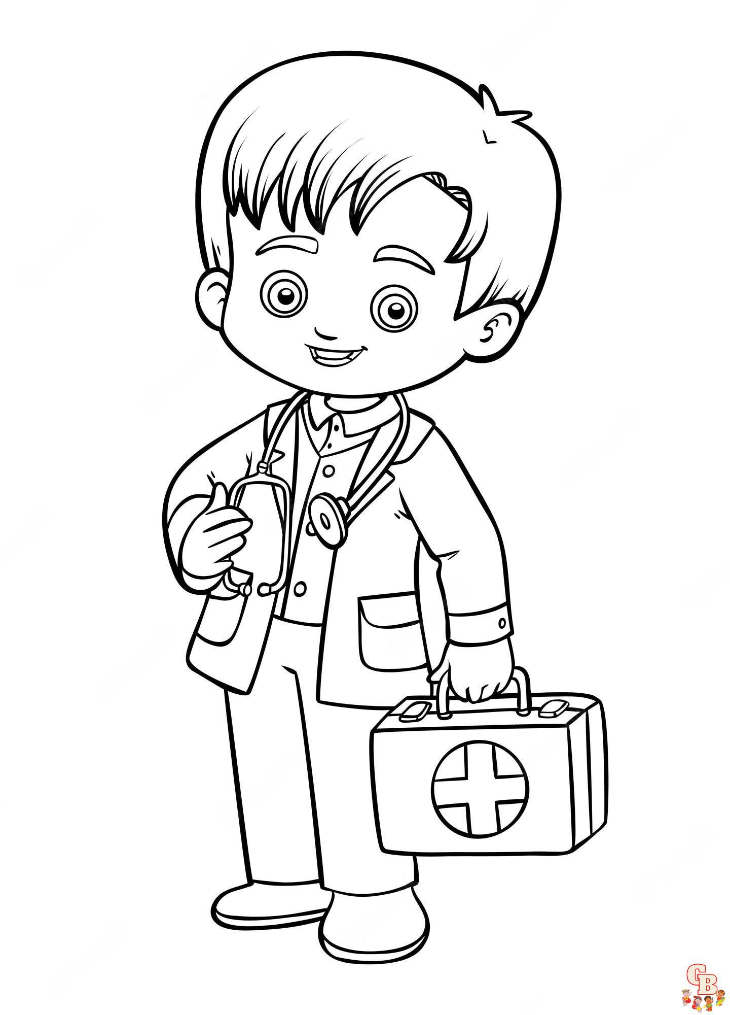 Coloriage Docteur Medecin