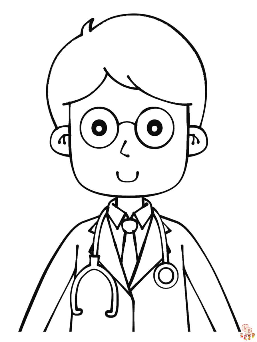 Coloriage Docteur Medecin