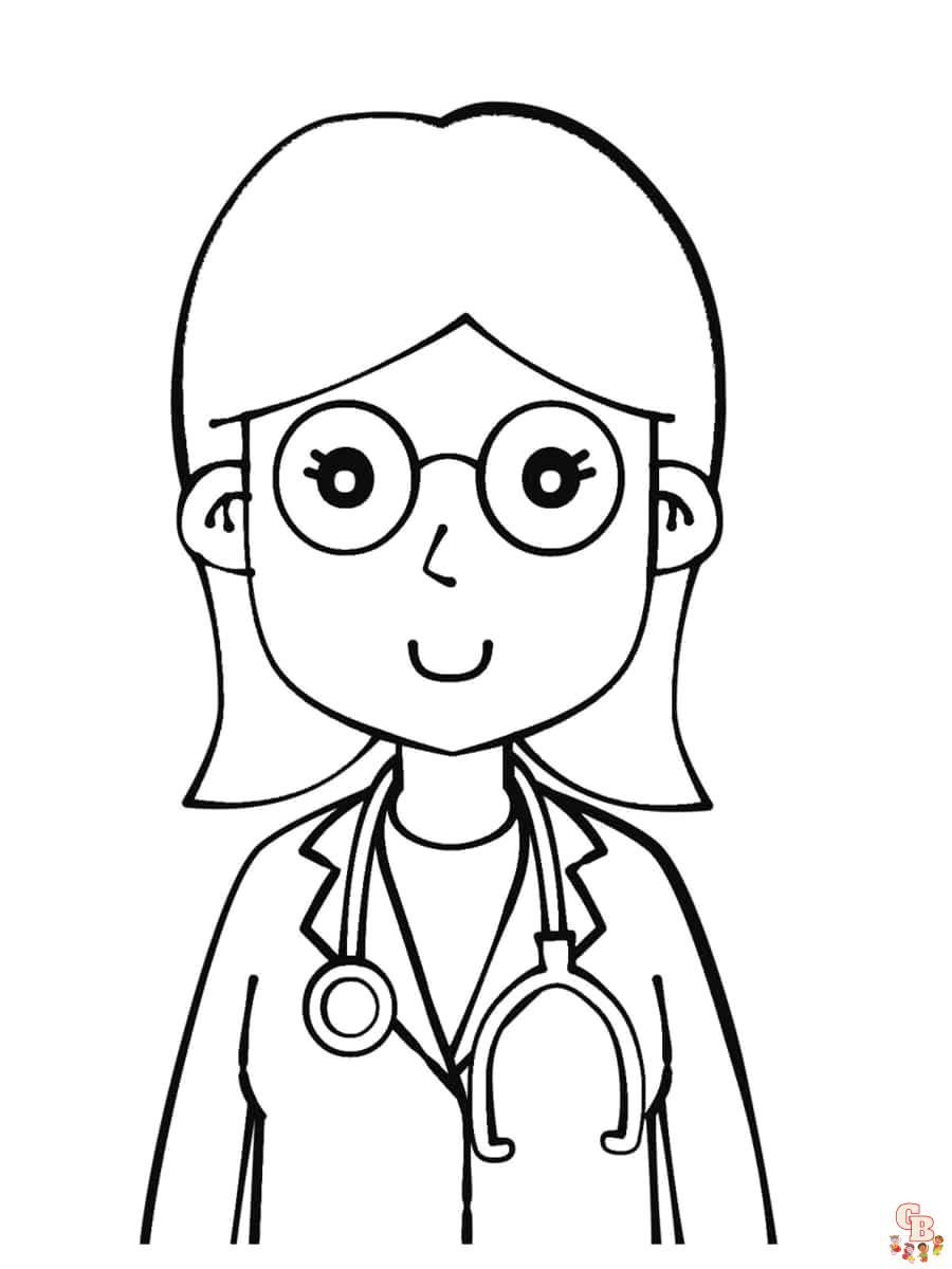 Coloriage Docteur Medecin