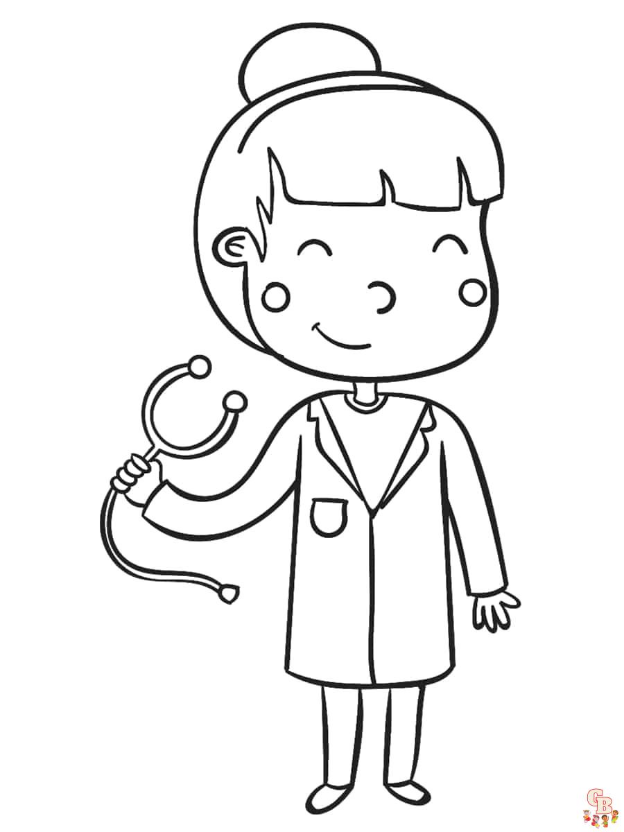 Coloriage Docteur Medecin