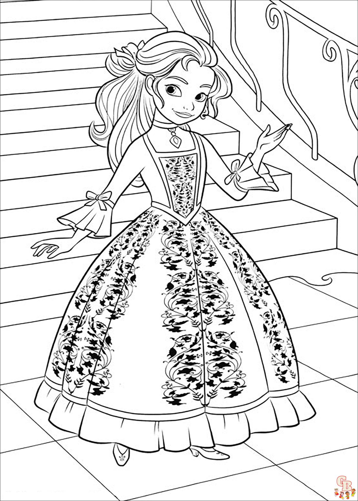 Coloriage Elena D Avalor