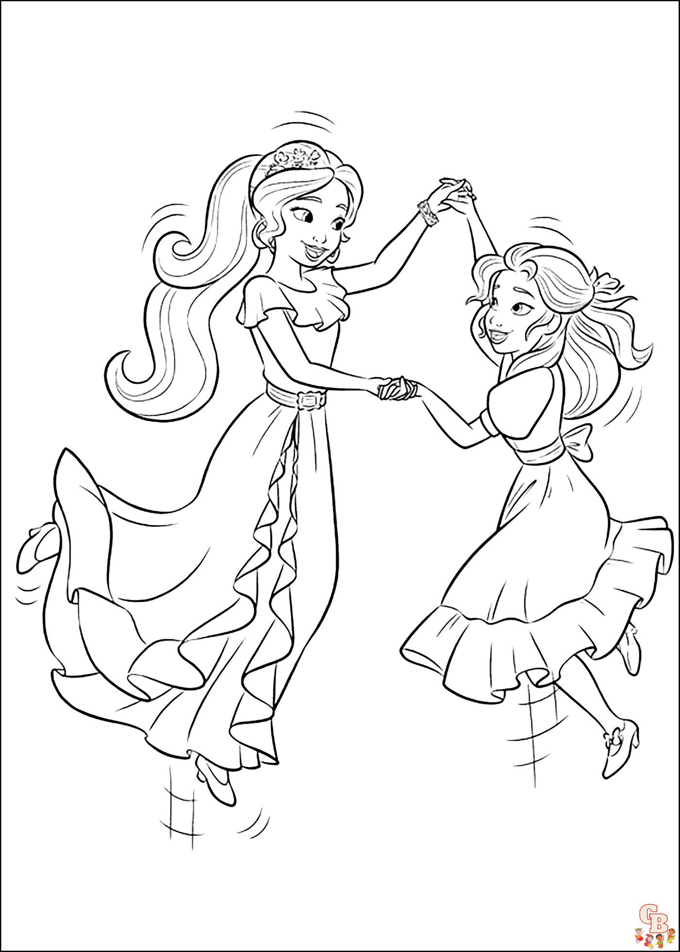 Coloriage Elena D Avalor