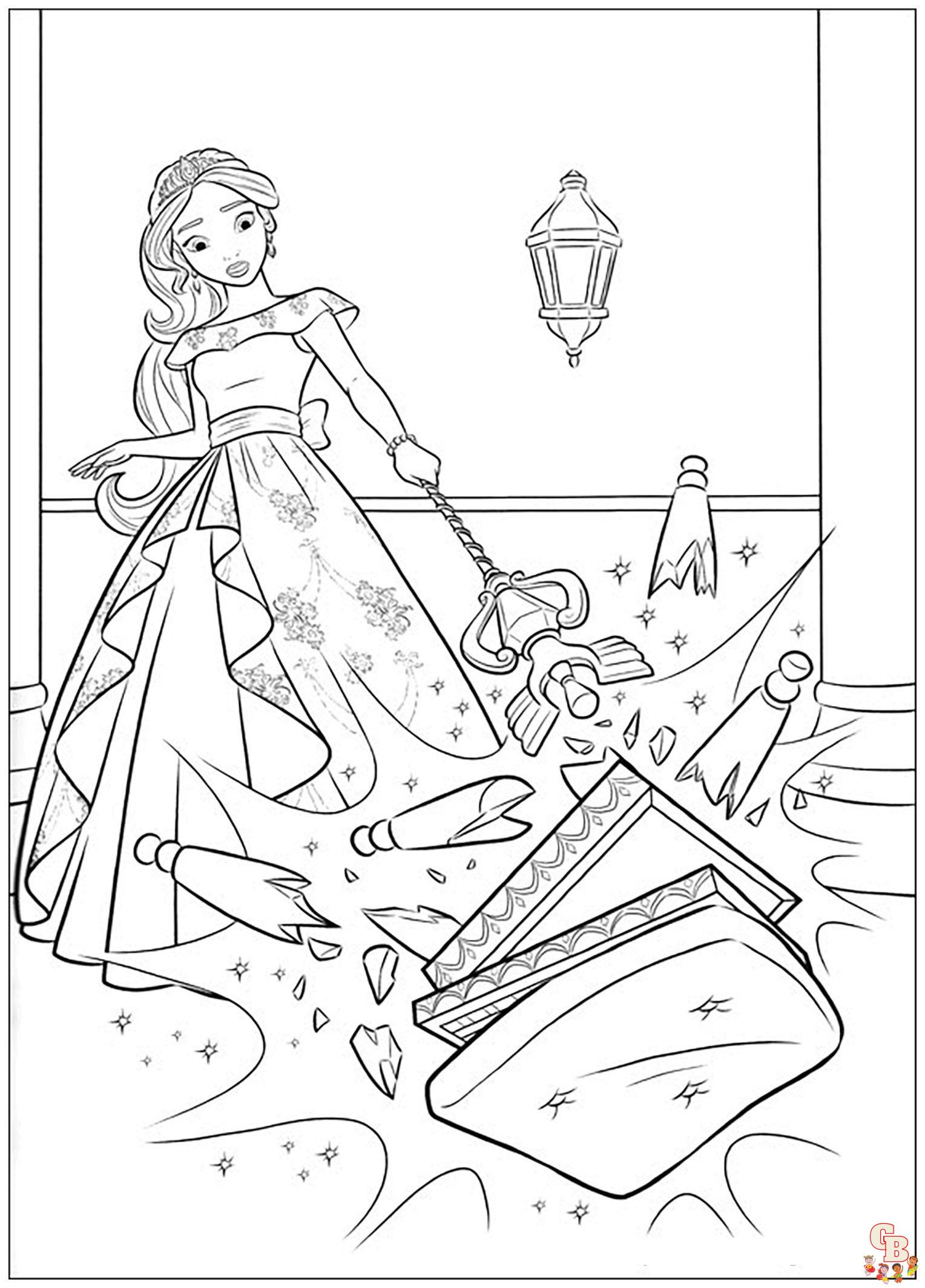 Coloriage Elena D Avalor