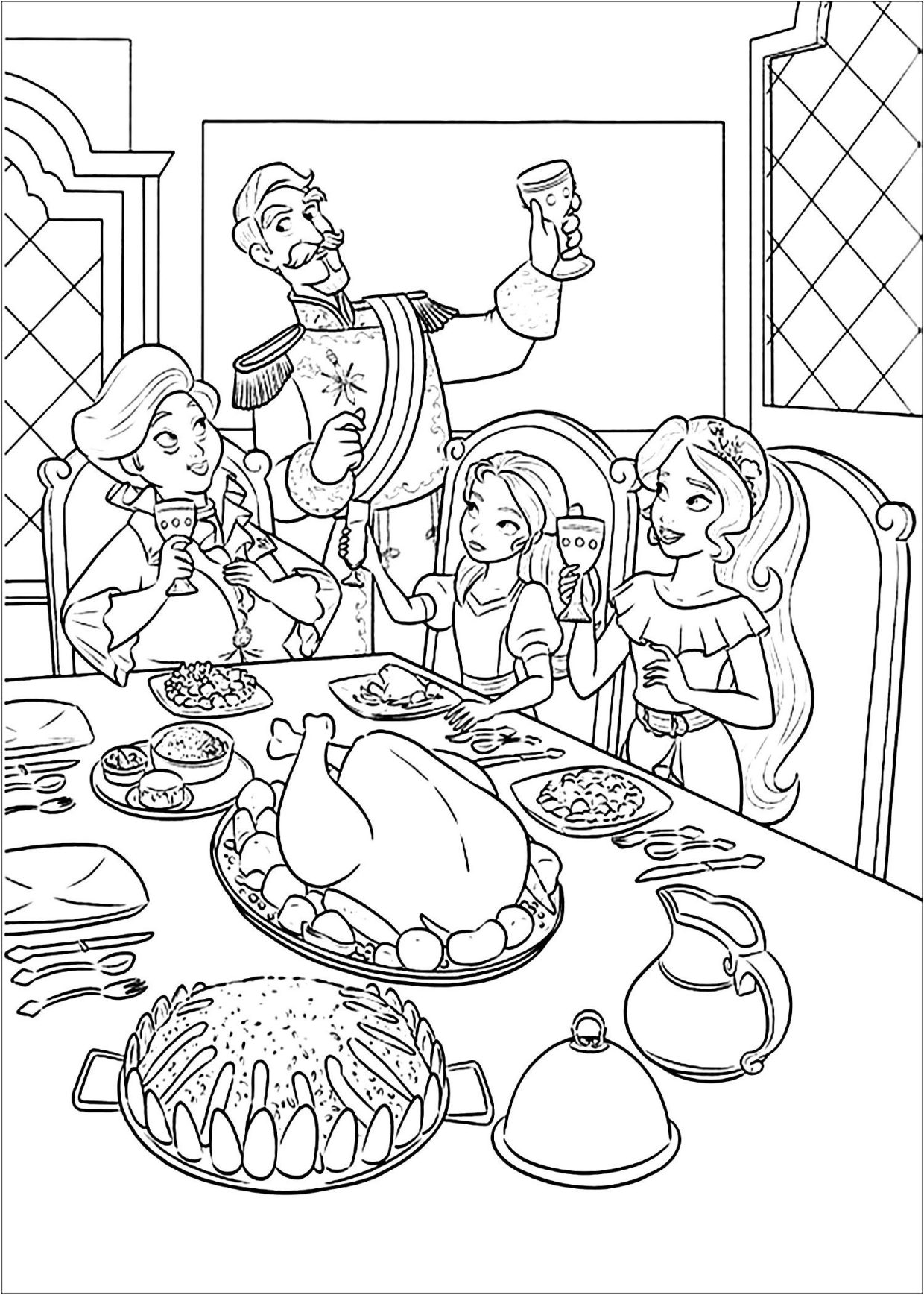 Coloriage Elena D Avalor