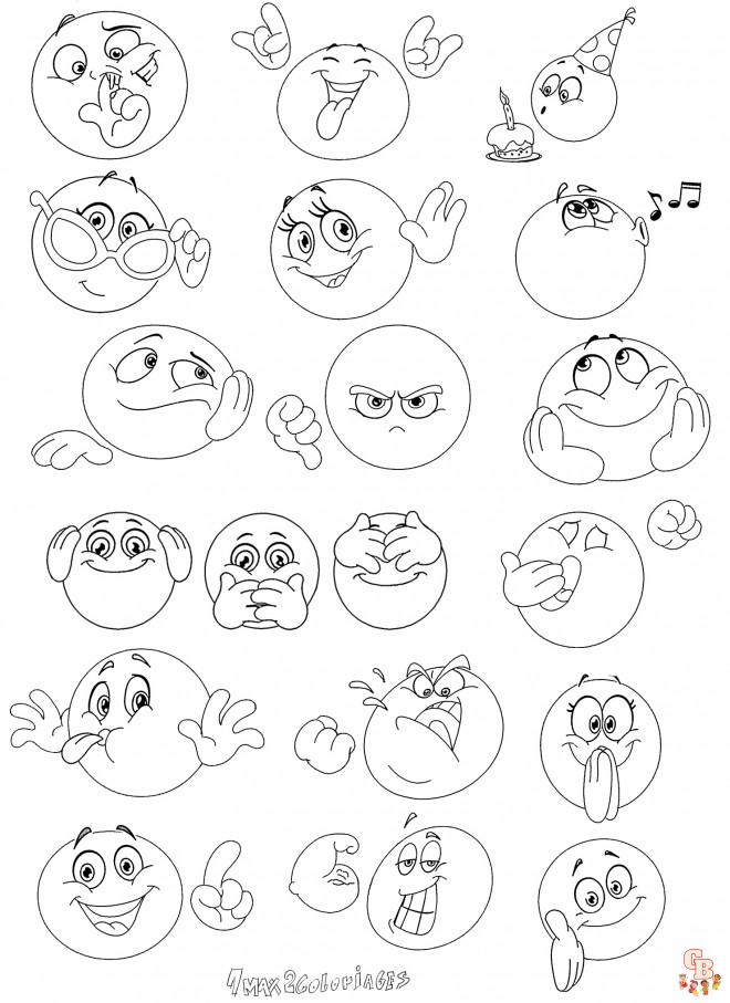 Coloriage Emoji