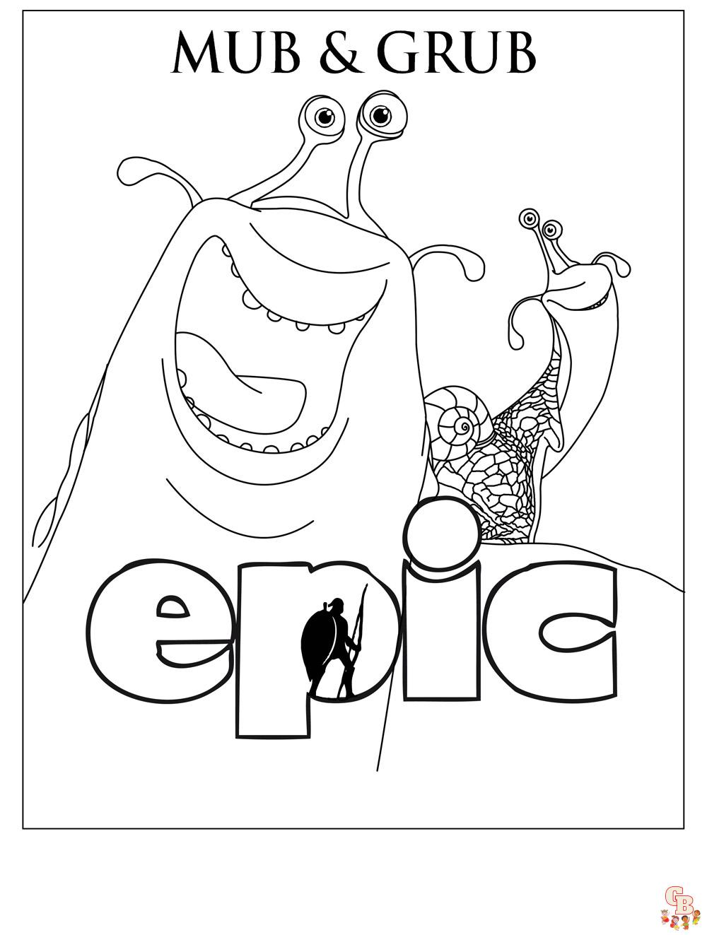 Coloriage Epic