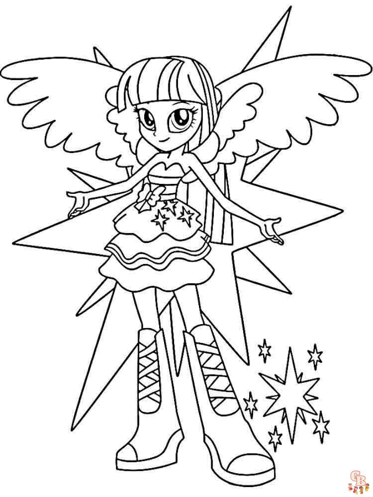 Coloriage Equestria Girls