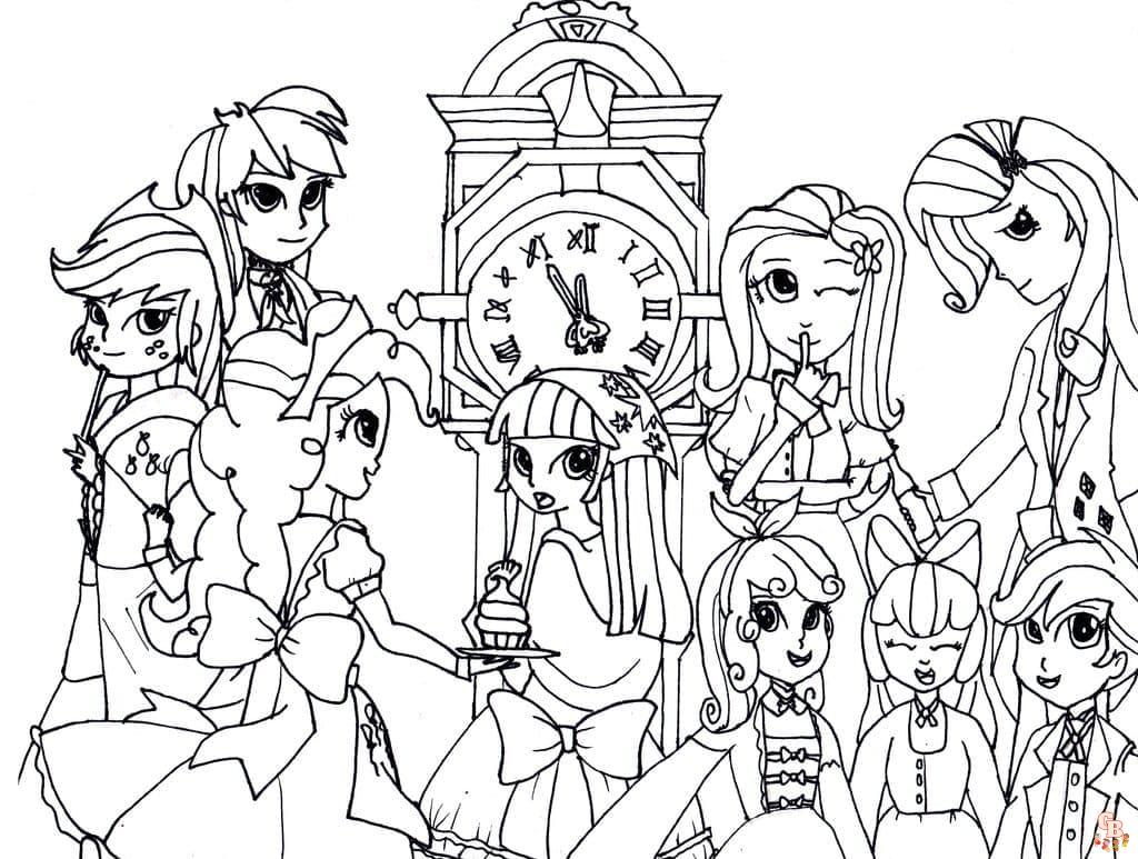 Coloriage Equestria Girls