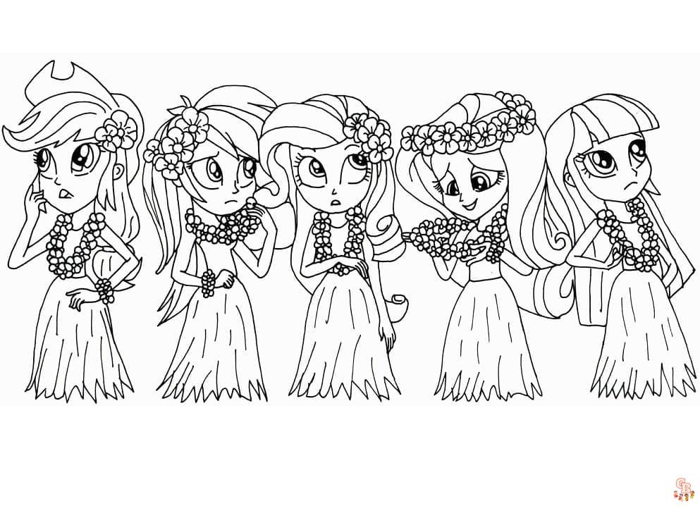 Coloriage Equestria Girls