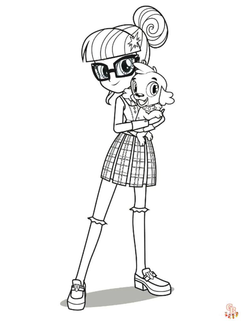 Coloriage Equestria Girls