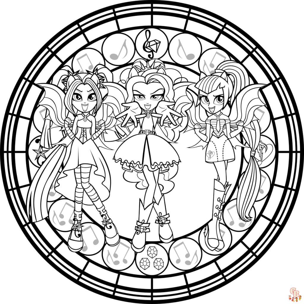 Coloriage Equestria Girls