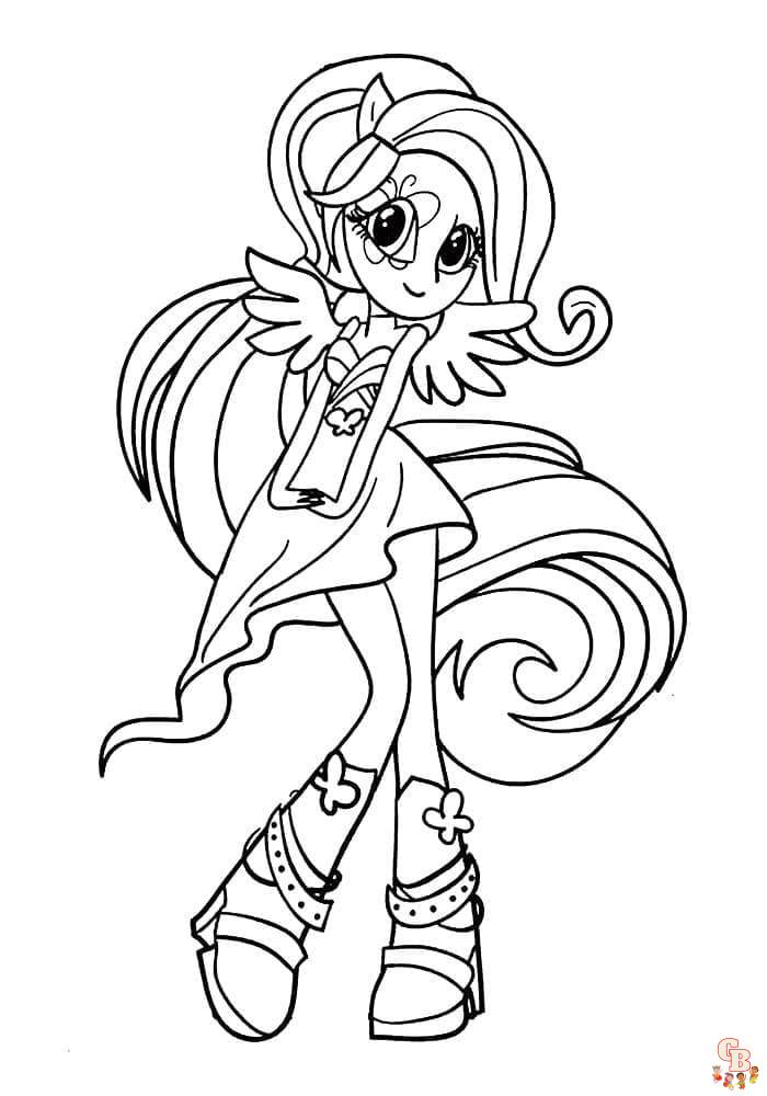 Coloriage Equestria Girls