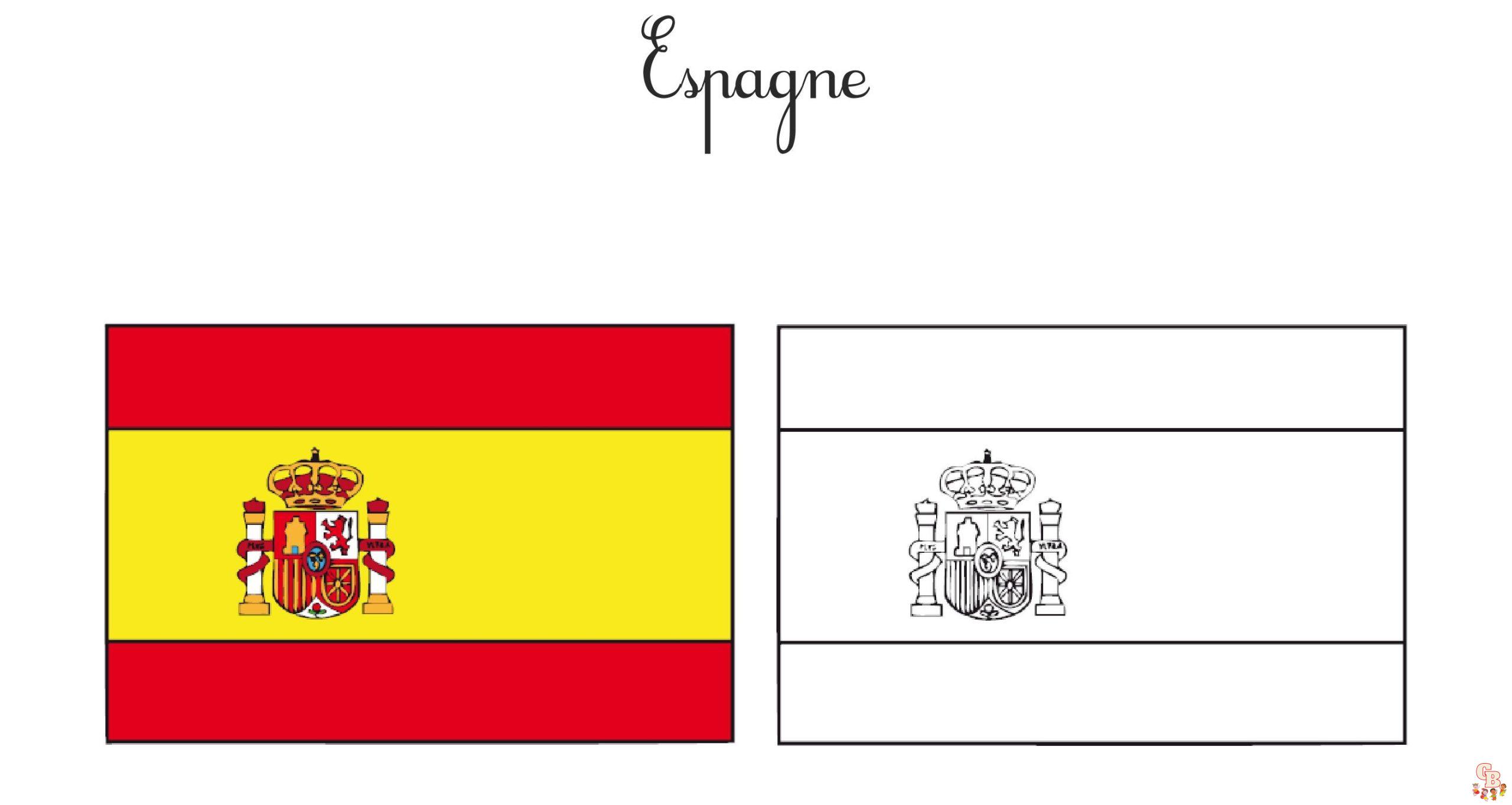 Coloriage Espagne