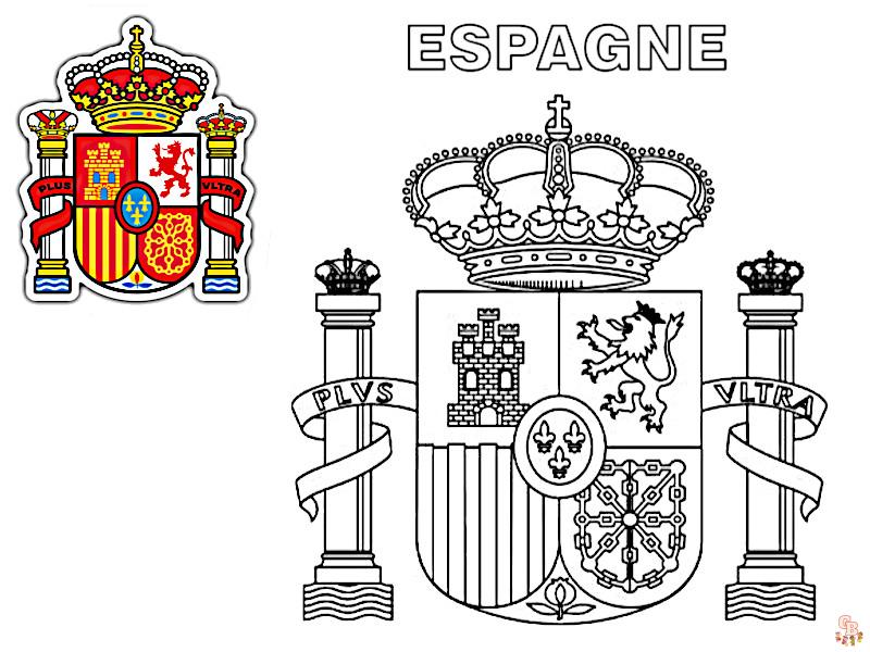 Coloriage Espagne