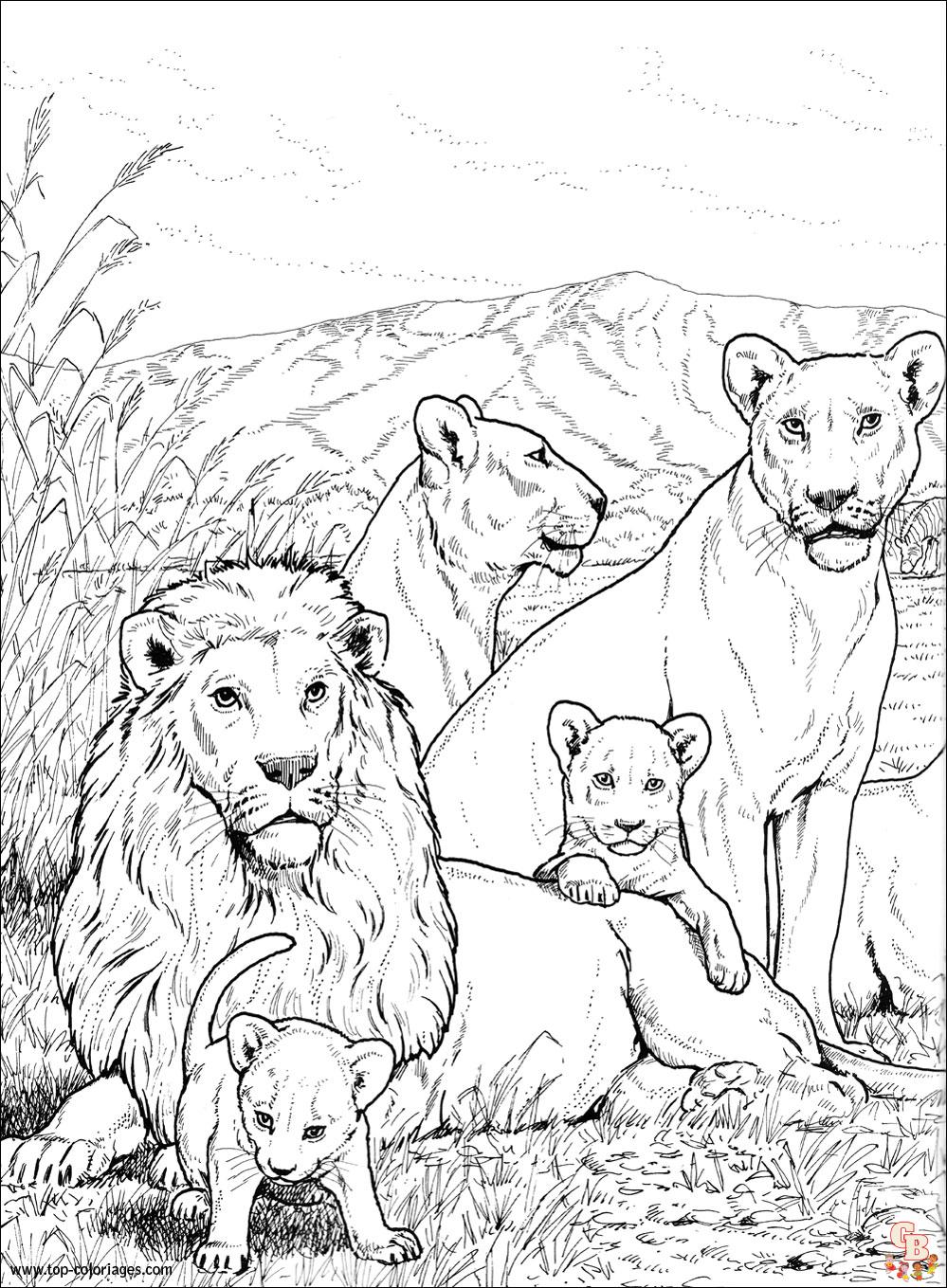 Coloriage Famille