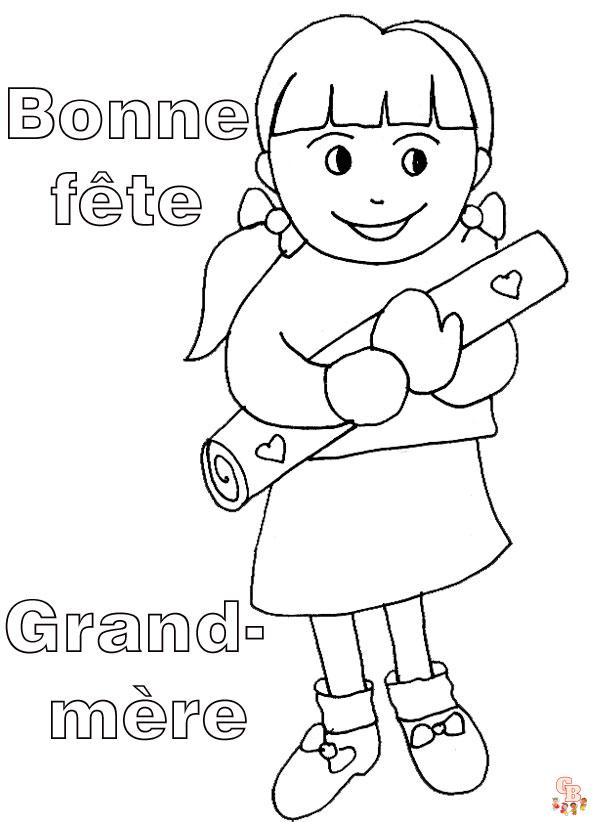 Coloriage Fete Des Grands meres Mamies