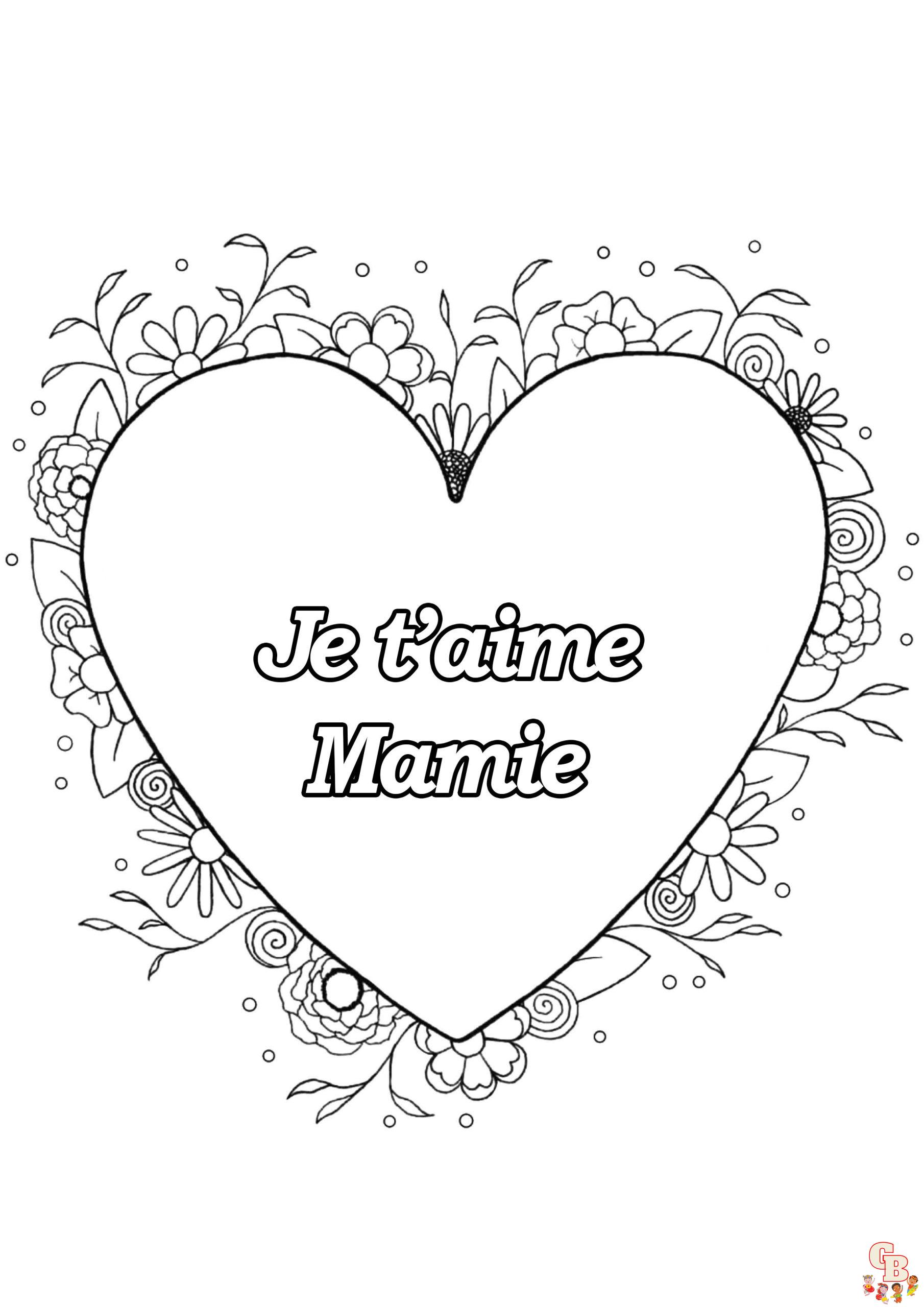 Coloriage Fete Des Grands meres Mamies