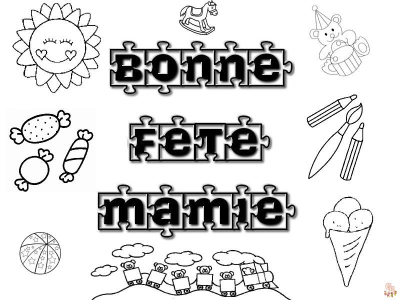 Coloriage Fete Des Grands meres Mamies