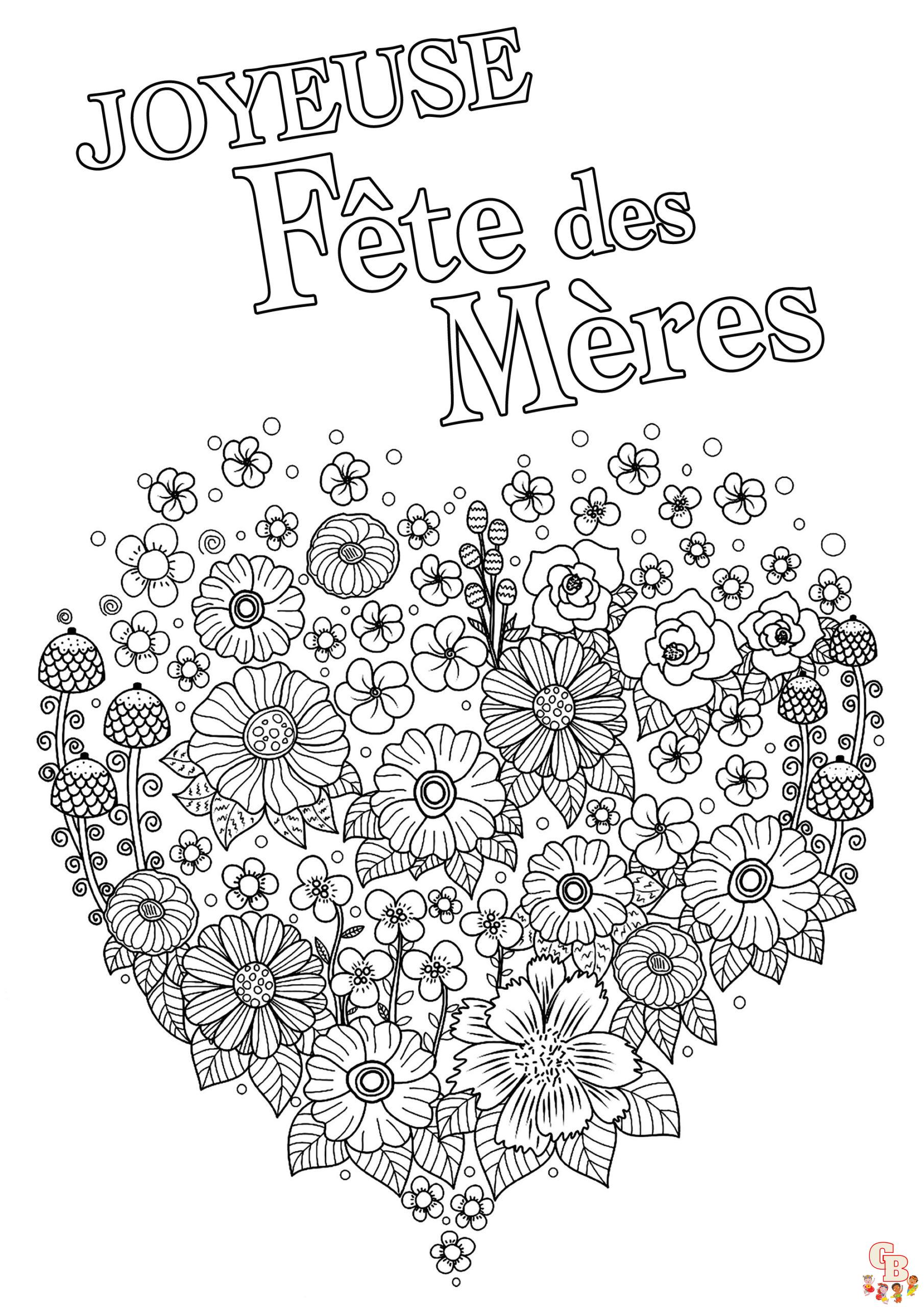 Coloriage Fete Des Meres