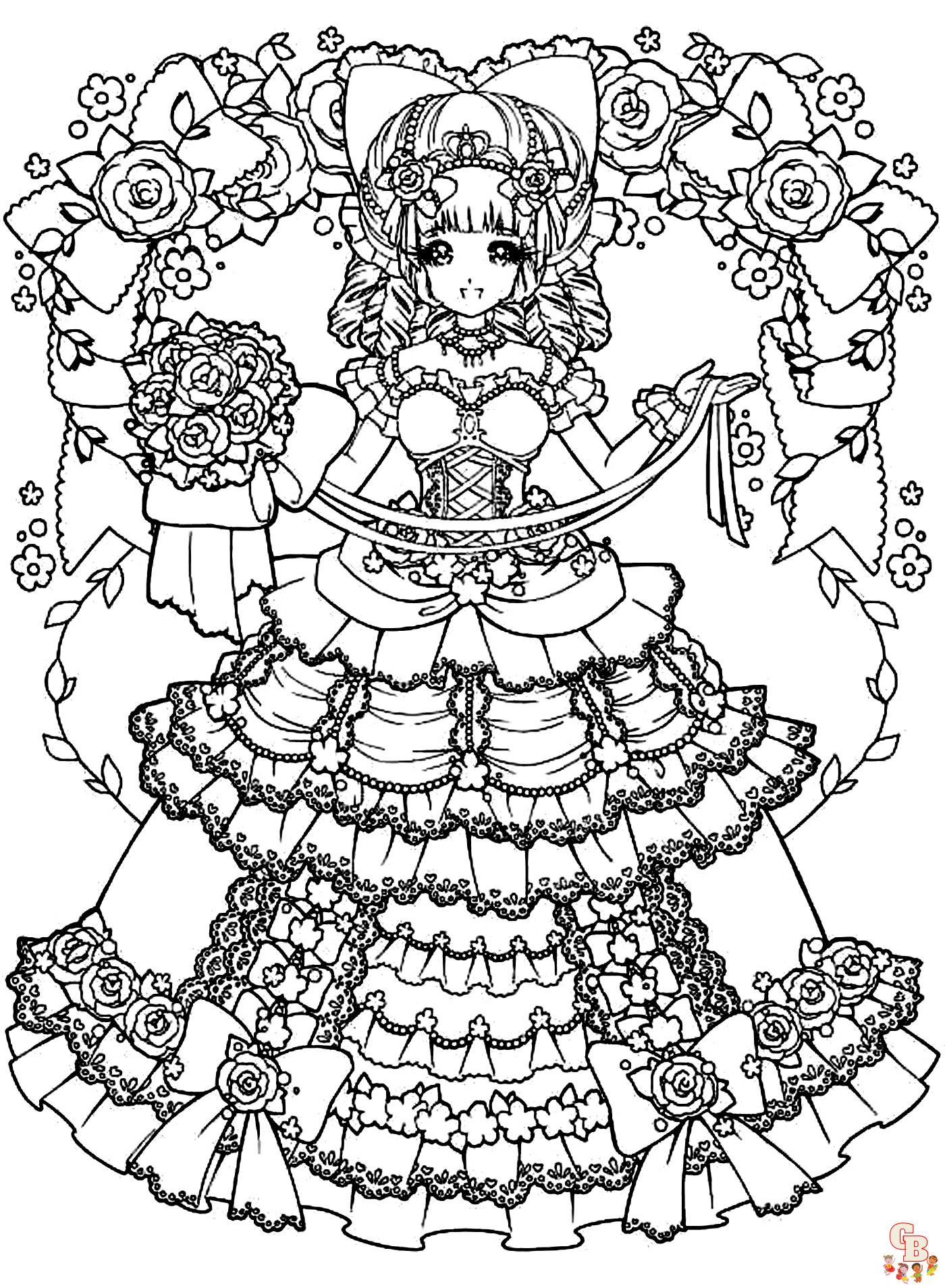 Coloriage Fille