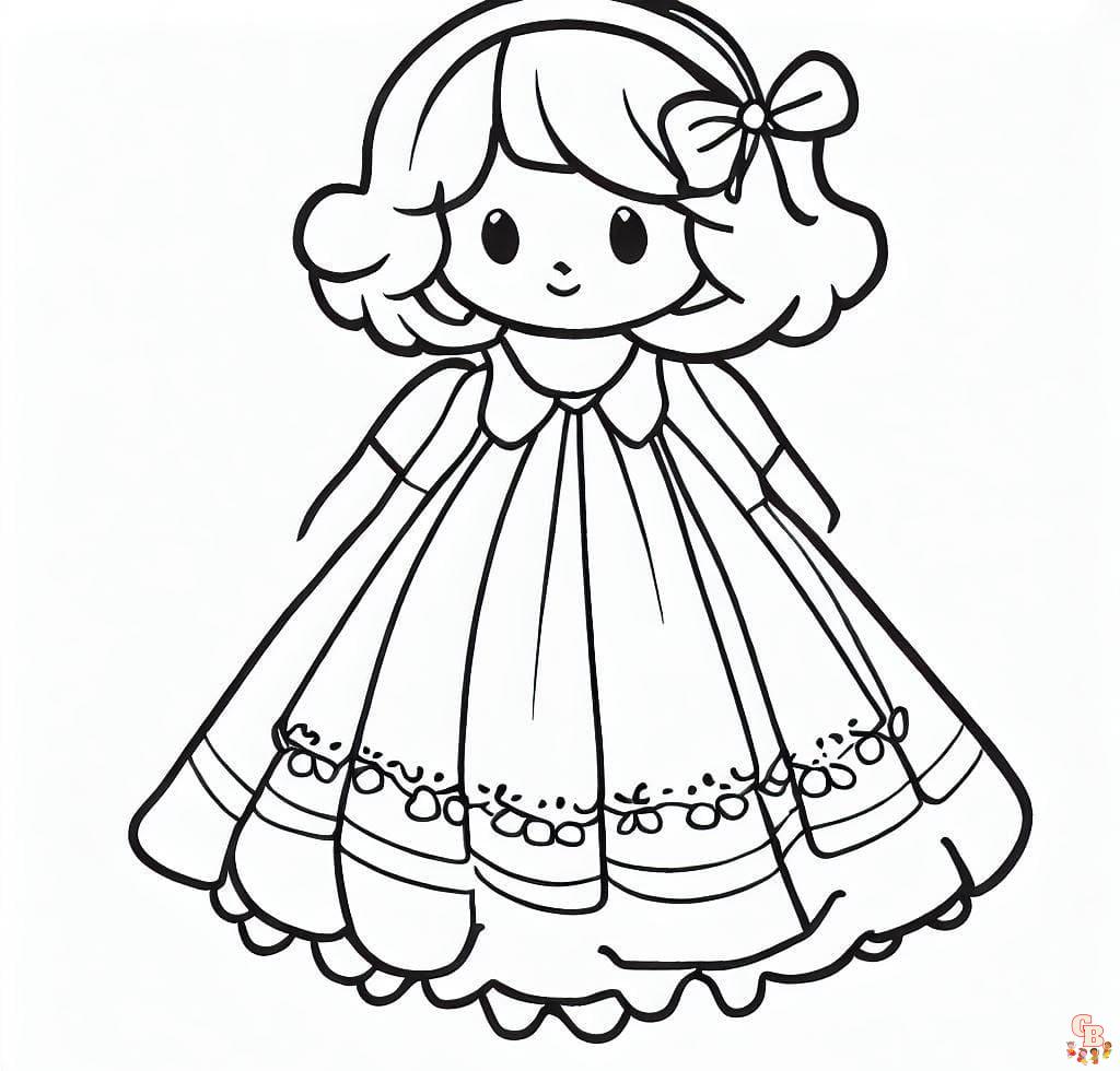 Coloriage Fille