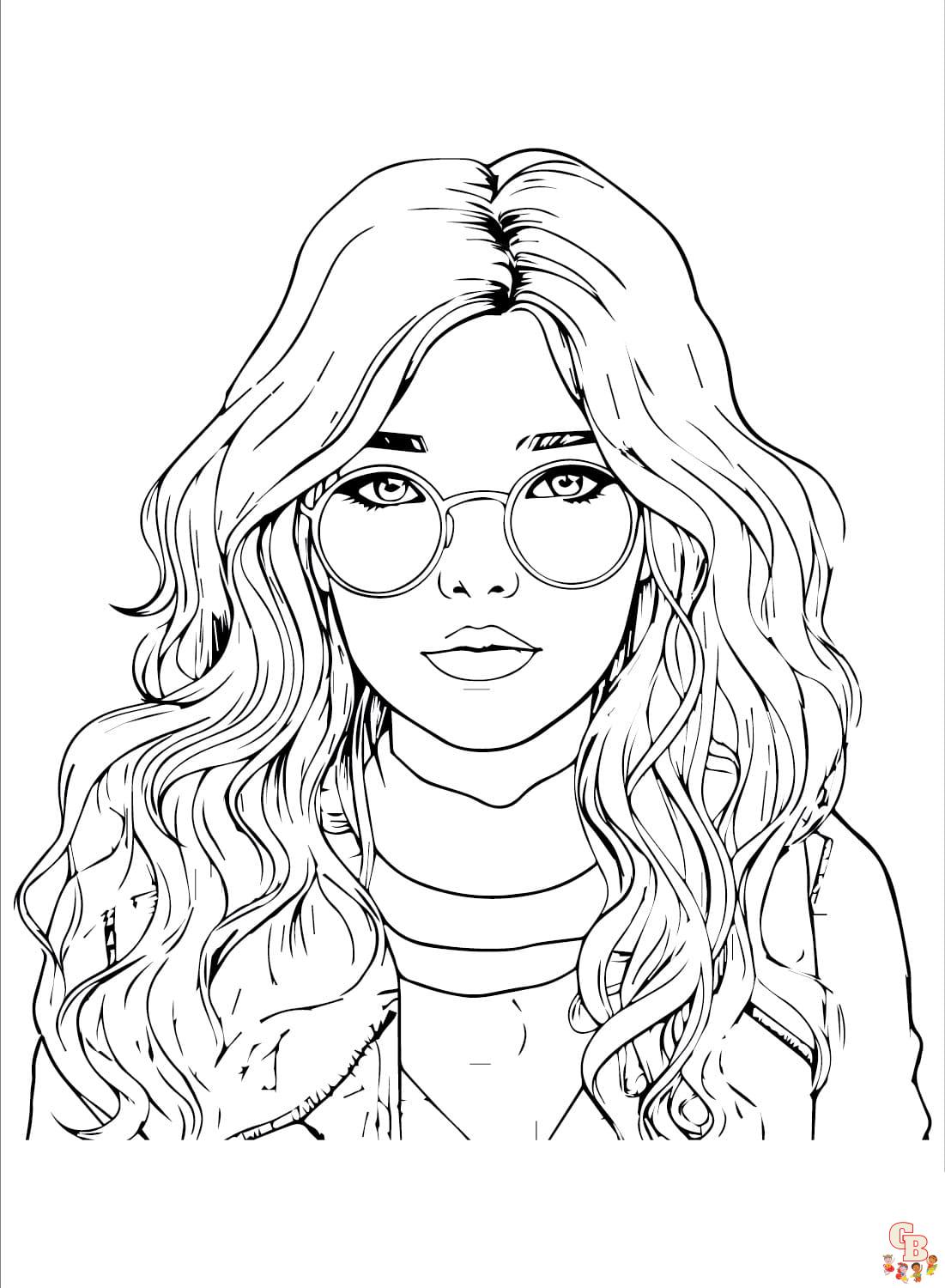 Coloriage Fille